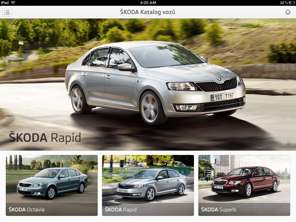 ŠKODA Interactive Catalogue